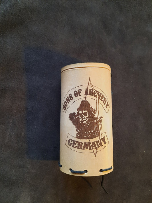 Sons of Archery – Trinkflaschen-Halter - helles, unbehandeltes Leder