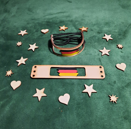 Leder-Armband  für deutsche Fans